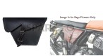 Royal Enfield GT Continental and Interceptor 650 Side Panel Bag Black Genuine Leather - SPAREZO